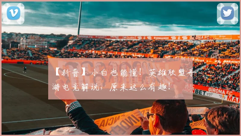 【科普】小白也能懂!英雄联盟手游电竞解说,原来这么有趣!