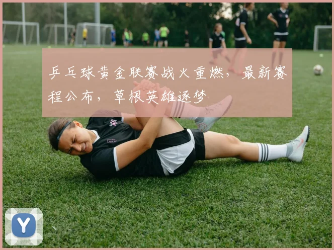 乒乓球黄金联赛战火重燃，最新赛程公布，草根英雄逐梦